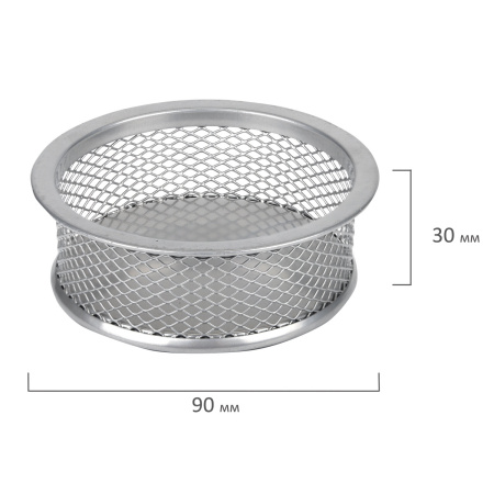 Настольный набор из металла BRAUBERG "Germanium", 7 предметов, серебристый, 231963 - Настольные наборы из металла