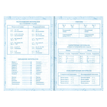 Дневник для музыкальной школы 140х210 мм, 48 л., твердый, BRAUBERG, выборочный лак, справочный материал, "На повторе", 104976 - Дневники для музыкальной школы