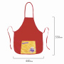 Фартук для труда и занятий творчеством ЮНЛАНДИЯ с нарукавниками, 44х55 см, красный, 228347 - Аксессуары для рисования