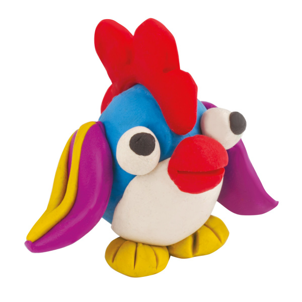 Пластилин флуоресцентный BRAUBERG 8 цветов, 100 г, стек, 3 формочки, ВЫСШЕЕ КАЧЕСТВО, блистер, 224461 - Пластилин