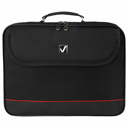 Сумка-портфель BRAUBERG с отделением для ноутбука 15,6", "Profi", откидная крышка, черная, 40х30х7 см, 240441 - Сумки деловые с отделением для ноутбука и планшета