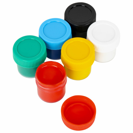 Гуашь ЮНЛАНДИЯ "ШКОЛЬНАЯ", 6 цветов по 17,5 мл, 192382 - Краски для детского творчества