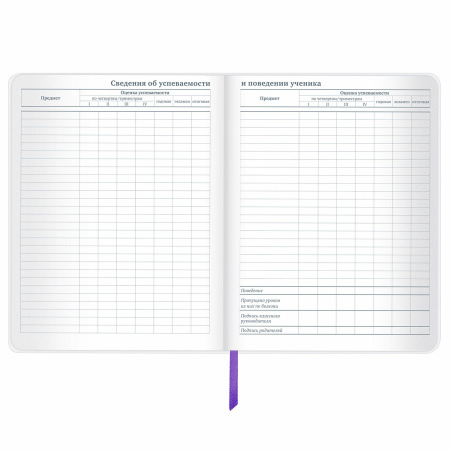 Дневник 1-11 класс 48 л., кожзам (гибкая), термотиснение, фольга, BRAUBERG, "Panda", 106171 - Дневники универсальные