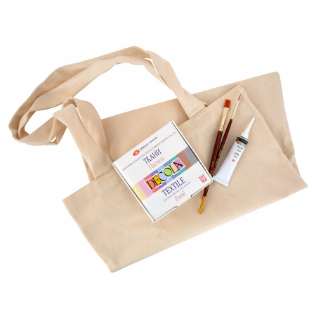 Набор для росписи по ткани Decola "Шоппер" - Краски по ткани в наборах