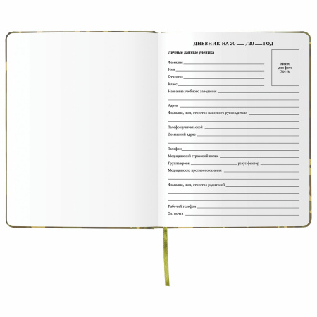 Дневник 1-11 класс 48 л., кожзам (твердая с поролоном), печать, аппликация, BRAUBERG, "КАМУФЛЯЖ", 105992 - Дневники универсальные