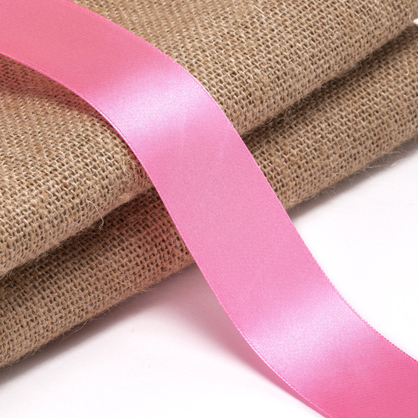 Лента атласная ширина 38 мм, длина 23 м, розовая, BRAUBERG, 591512 - Ленты для декора, рукоделия и упаковки подарков