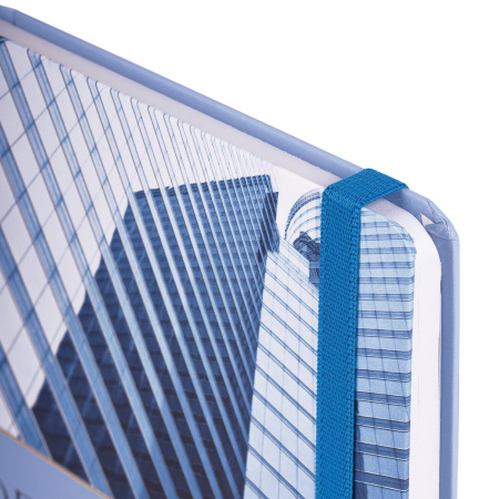 Ежедневник недатированный с резинкой А5 (145х203 мм), BRAUBERG, твердый, 128 л., "Офис", 114554 - Ежедневники с твердой обложкой