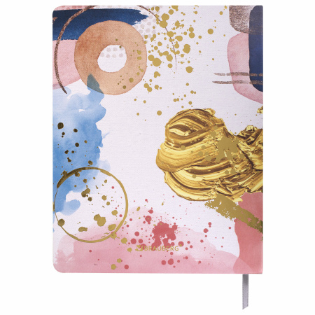 Дневник 1-11 класс 48 л., кожзам (гибкая), печать, фольга, BRAUBERG, "Insight", 106176 - Дневники универсальные