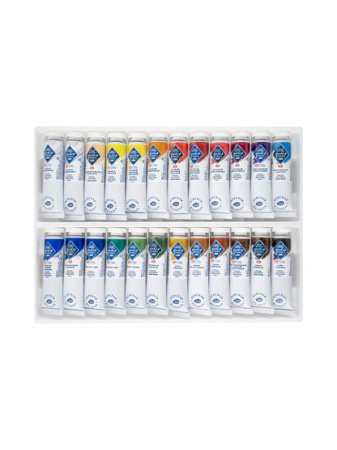 Набор масляных художественных красок "Мастер-Класс" картон, 24 цв. в тубах по 18мл - Масляные краски художественные в наборах