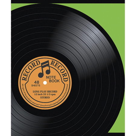 Тетрадь А5, 96 л., ПЗБМ, скоба, клетка, ламинация, выборочный лак, флуоресцент, "Винил" (5 видов), 027217 - Тетради более 60 листов