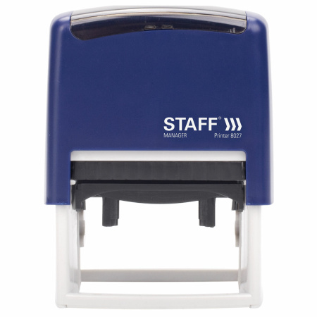 Штамп самонаборный 8-строчный STAFF, оттиск 60х40 мм, "Printer 8027", КАССЫ В КОМПЛЕКТЕ, 237430 - Штампы прямоугольные самонаборные