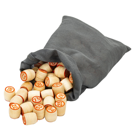 Русское лото классическое с деревянными бочонками, в картонной упаковке, ЗОЛОТАЯ СКАЗКА, 664672 - Настольные игры