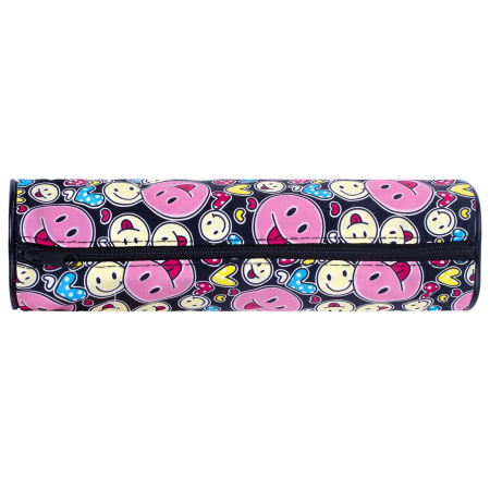 Пенал-тубус ПИФАГОР, мягкий, "SMILE", 20х7 см, 229268 - Пеналы мягкие