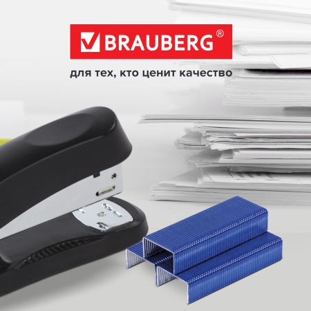Скобы для степлера цветные №10, 1000 штук, BRAUBERG "EXTRA", до 20 листов, 229300 - Скобы для степлеров