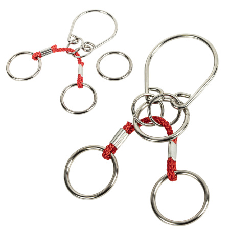 Головоломки металлические большие ЗОЛОТАЯ СКАЗКА, набор 6 штук, MEDIUM level, 664926 - Игрушки развивающие