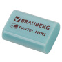 Ластик BRAUBERG "Pastel Mini", 27х18х10 мм, ассорти пастельных цветов, экологичный ПВХ, 229581 - Ластики классические