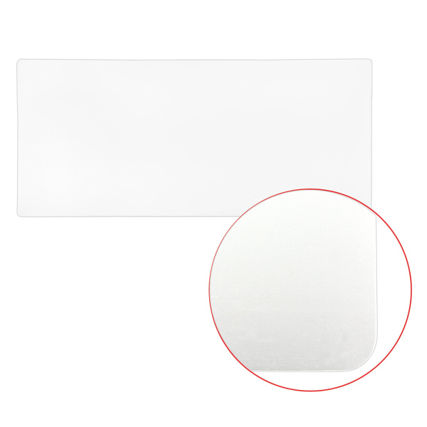 Коврик-подкладка настольный сверхпрочный 500х1200 мм, прозрачный, 1 мм, BRAUBERG, 237372 - Коврики настольные