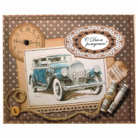 Наклейки пробковые для скрапбукинга и декора ТАБЛИЧКИ, 6 штук, с рисунком, ОСТРОВ СОКРОВИЩ, 662279 - Наклейки для творчества