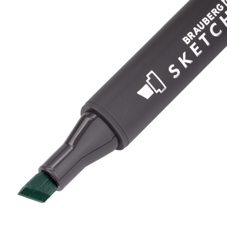 Маркер для скетчинга двусторонний 1 мм - 6 мм BRAUBERG ART CLASSIC, МЯТНО-ЗЕЛЕНЫЙ (G115), 151780 - Скетчмаркеры поштучно