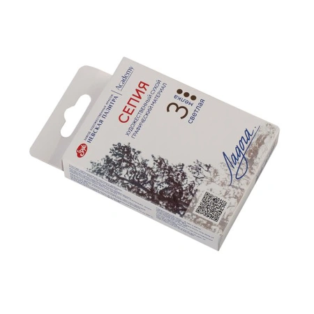 Набор сухих художественных графических материалов "Ладога": сепия светлая 3 мелка - Мел, графит, сепия, сангина, соус, уголь художественные