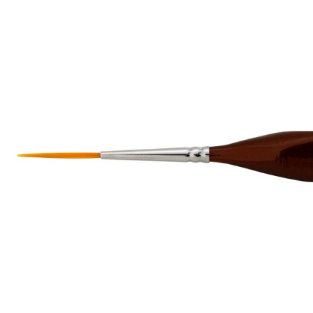 Кисть из синтетики лайнер ручка треугольная короткая № 2/0 Decola - Кисти для декорирования