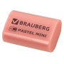 Ластик BRAUBERG "Pastel Mini", 27х18х10 мм, ассорти пастельных цветов, экологичный ПВХ, 229581 - Ластики классические