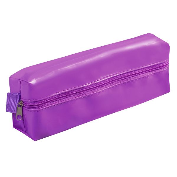 Пенал-косметичка BRAUBERG, под искусственную кожу, ассорти 5 цветов, "Блеск", 20х6х4 см, дисплей, 223896 - Пеналы мягкие