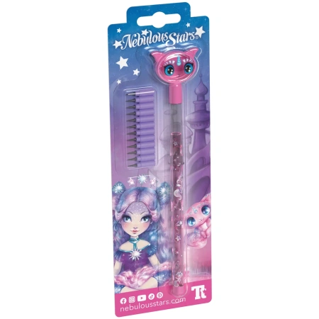 Серия: Nebulia. Карандаш простой сегментный с колпачком в виде анимационного персонажа