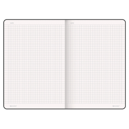 Блокнот БОЛЬШОЙ ФОРМАТ (180х250 мм) В5, BRAUBERG ULTRA, балакрон, 80 г/м2, 96 л., клетка, темно-синий, 113061 - Бизнес-блокноты и бизнес-тетради