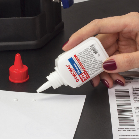 Клей ПВА ОФИСМАГ (бумага, картон, дерево), 40 г, РОССИЯ, 225760 - Клей ПВА