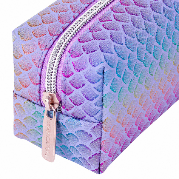 Пенал-косметичка ЮНЛАНДИЯ SEASTORY на молнии, мягкий, "Fishtail", 21х6х7 см, 270048 - Пеналы мягкие
