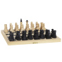 Шахматы классические обиходные, деревянные, лакированные, доска 29х29 см, ЗОЛОТАЯ СКАЗКА, 664669 - Настольные игры