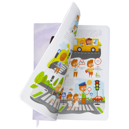 Дневник 1-4 класс 48 л., кожзам (гибкая), печать, фольга, ЮНЛАНДИЯ, "Лисёнок", 106216 - Дневники для младших классов