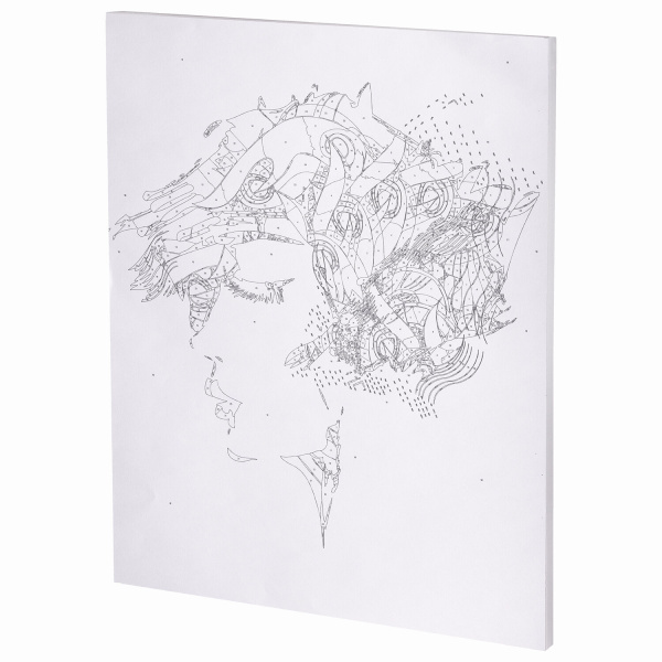 Картина по номерам 40х50 см, ОСТРОВ СОКРОВИЩ "Строгий профиль", на подрамнике, акрил, кисти, 663358 - Картины по номерам