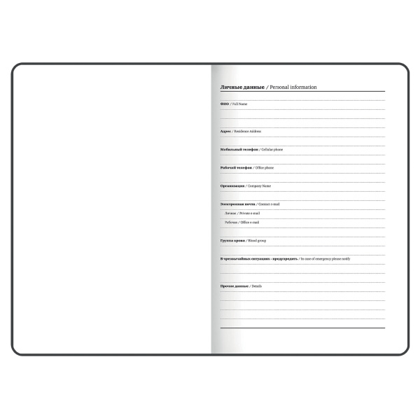 Ежедневник недатированный с резинкой А5 (145х203 мм), BRAUBERG, твердый, фольга, 128 л., "Stars", 114566 - Ежедневники с твердой обложкой