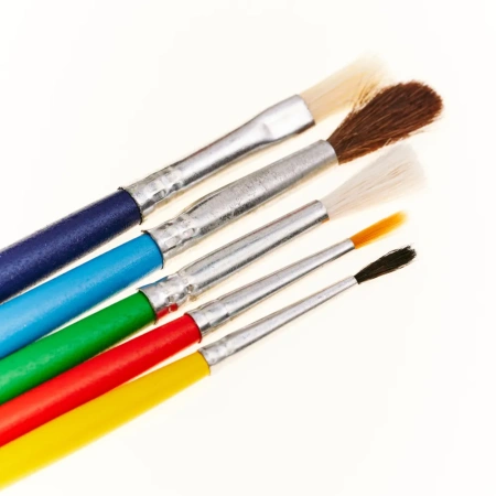 Набор кистей для детского творчества "Космос" 5 шт (№ 1,2,3,4,6) - Кисти художественные в наборах