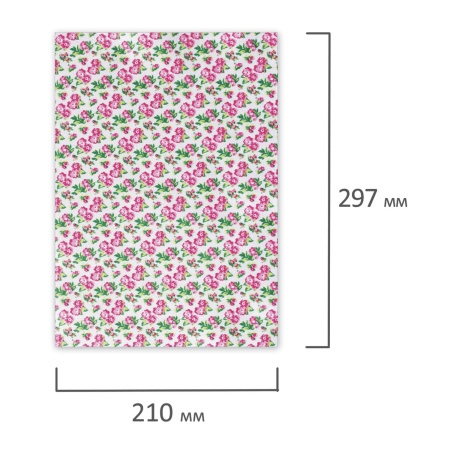 Цветной фетр для творчества, А4, ОСТРОВ СОКРОВИЩ, с рисунком, 5 листов, 5 цветов, толщина 2 мм, "Цветочек", 660651 - Фетр