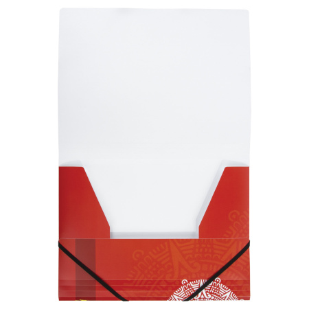 Папка на резинках ОСТРОВ СОКРОВИЩ, А4, цветная печать, до 300 листов, 500 мкм, 228052 - Папки на резинках пластиковые