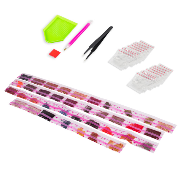 Картина стразами (алмазная мозаика) 40х50 см, ОСТРОВ СОКРОВИЩ "Прованские истории", без подрамника, 662584 - Алмазная вышивка