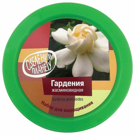 Набор для выращивания растений ВЫРАСТИ ДЕРЕВО! "Гардения" (банка, грунт, семена), zk-044 - Наборы для выращивания растений