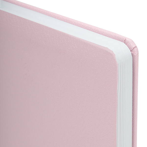 Ежедневник недатированный А5 138x213 мм BRAUBERG "Profile" балакрон, 136 л., светло-розовый, 111661 - Ежедневники с покрытием "под кожу и ткань"