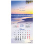 Календарь настенный перекидной на 2024 г., BRAUBERG, 12 листов, 29х29 см, "Твоя вселенная", 115320 - Календари настенные