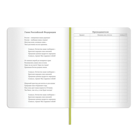 Дневник 1-11 класс 48 л., кожзам (гибкая), термотиснение, BRAUBERG "LATTE", зеленый, 105436 - Дневники универсальные