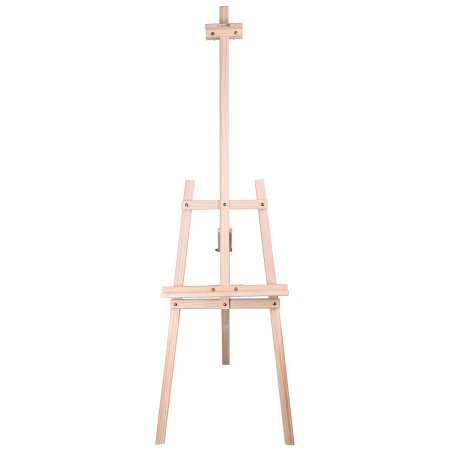 Мольберт напольный из сосны Лира, 170х55х70 см, высота холста до 107 см, BRAUBERG ART CLASSIC, 192260 - Мольберты