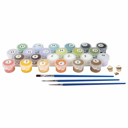 Картина по номерам 40х50 см, ОСТРОВ СОКРОВИЩ "Этнический бык", на подрамнике, акрил, кисти - Картины по номерам