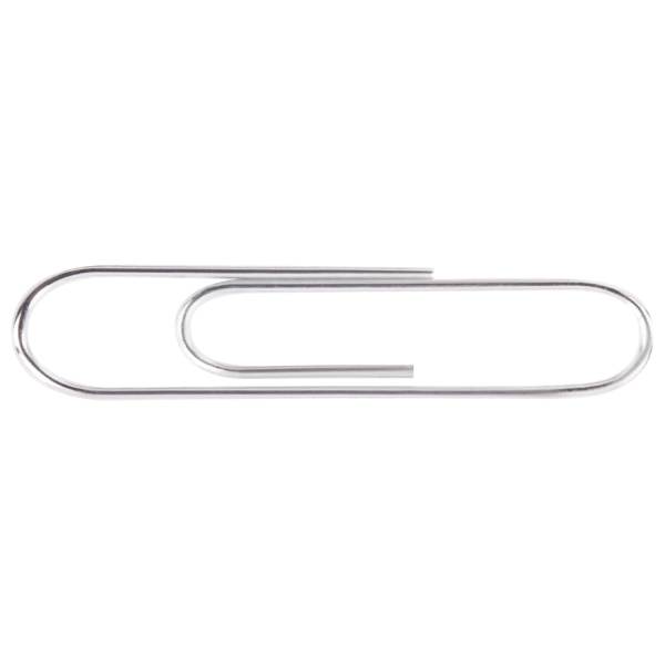 Скрепки большие EXTRA BRAUBERG 50 мм никелированные 50 штук, 271314 - Скрепки канцелярские