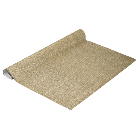 Бумага гофрированная/креповая (ИТАЛИЯ) 180 г/м2, 50х250 см, светлое золото (806), BRAUBERG FLORE, 112659 - Цветная бумага