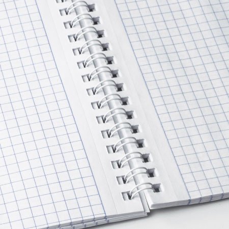 Блокнот А5 146х205 мм, 60 л., гребень, перфорация на отрыв, лакированный, BRAUBERG, "Серебро", 111273 - Блокноты