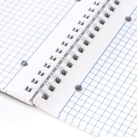 Тетрадь А4, 96 л., BRAUBERG, гребень, клетка, обложка картон, "INDAY", 400528 - Тетради формата А4