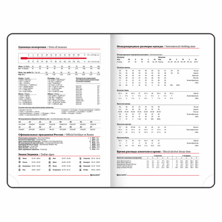 Ежедневник датированный 2023 А5 138x213 мм BRAUBERG "Rainbow", под кожу, черный, 114051 - Ежедневники с покрытием "под кожу и ткань"